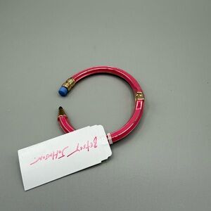 Betsey Johnson pencil hinge cuff